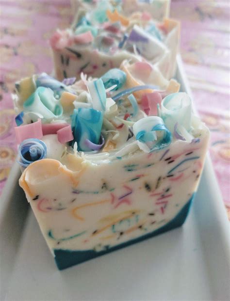 Confetti Soap ??? ~ such a fun soap to make!! | Homemade soap recipes, Soap recipes, Dessert soap
