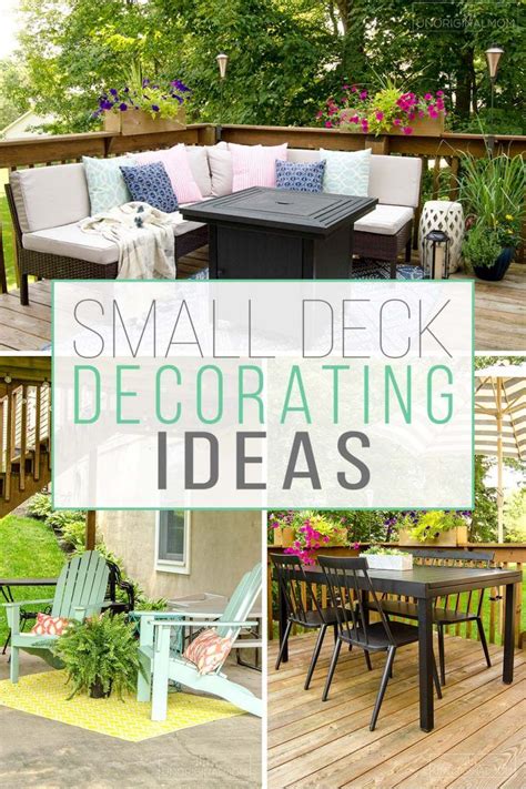 Small Deck Decorating Ideas Our Deck Tour UnOriginal Mom Outdoor