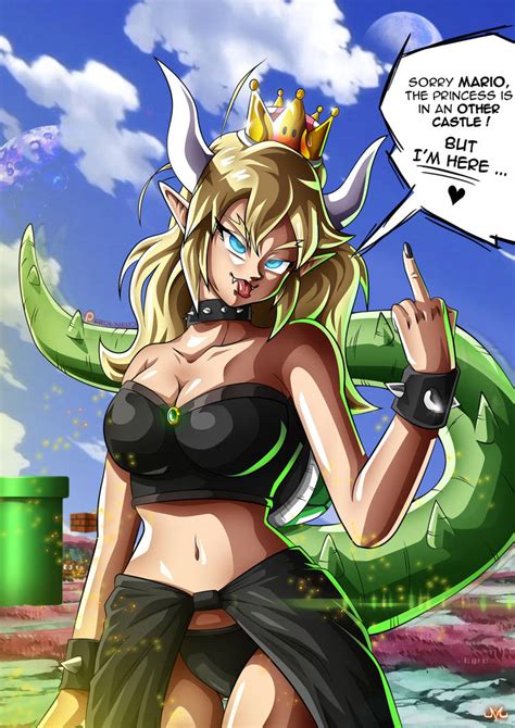 Bowsette By Maniaxoi On Deviantart