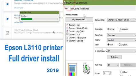 Evidenced by the system and model this time, epson eliminates the ink cartridge feature that was usually on the side of the printer and. How to install Driver of Epson L3110 printer in Hindi step ...