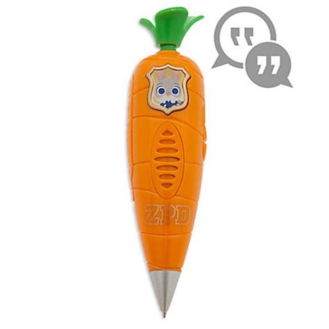 Disney Store Zootopia Judy Hopps Carrot Pen Recorder Toy New With Box