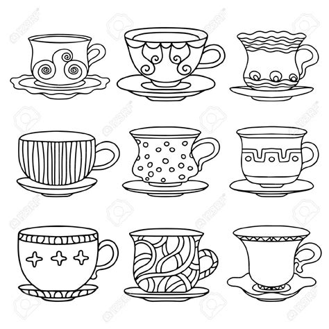 Https://tommynaija.com/coloring Page/adult Coloring Pages Pinterest Tea Cups