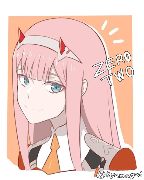 Anime Zero Two Drawing