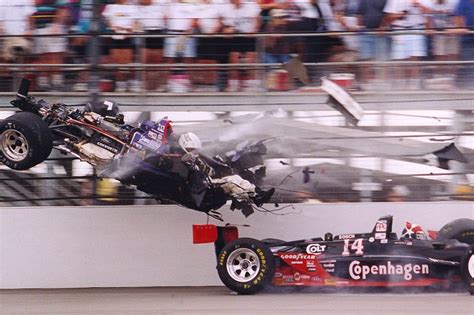 Stan Fox Suffers A Huge Crash With Eddie Cheever Indy Car Racing Indy