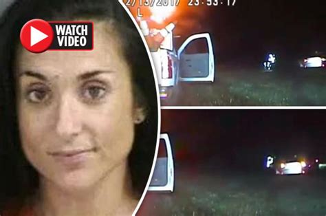 Drunk Driver Woman Brought Back To Life By Police And Then Arrested