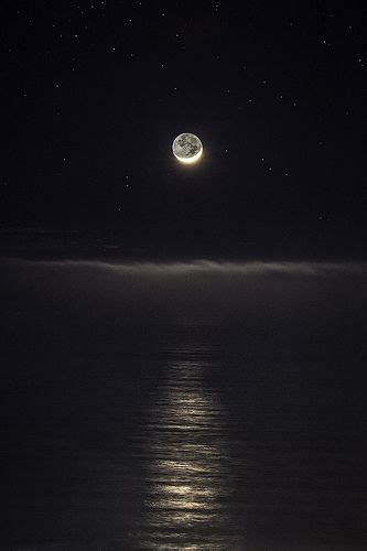 Winter Crescent Moon Cresent Moon Crescent Heavens Trail Moon Over