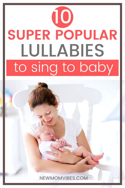 10 Popular Lullabies To Sing To Baby With Lyrics Lullabies Kids