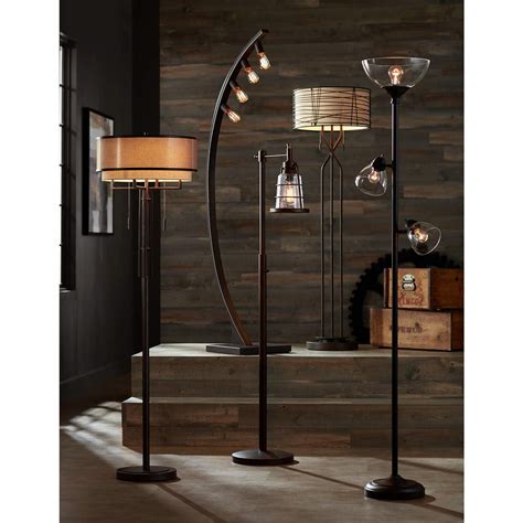 Riley Bronze 3 Light Tree Torchiere Floor Lamp 32y86 Lamps Plus