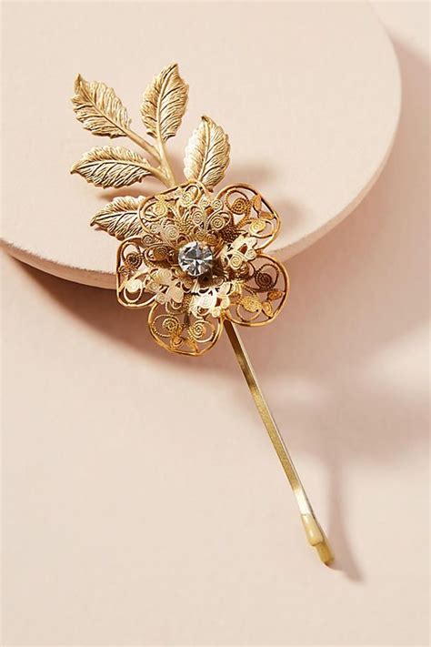 Flower Bobby Pin Flower Bobby Pin Jewelry Collection Jewels