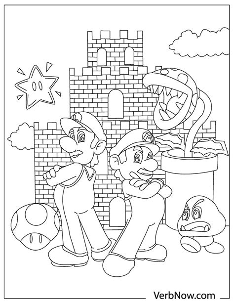 Mario Color By Number Printable