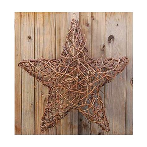 Vine Classics Grapevine Star Lighted 3 Pack 2 20 And 1 24 Green