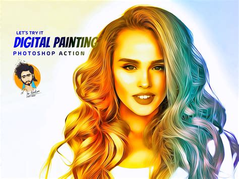 Digital Painting Photoshop Action Invent Actions