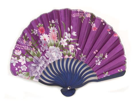 Advanced Japanese Style Hand Fan Purple