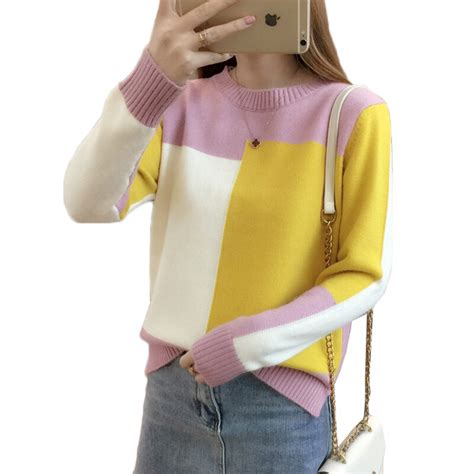 Spring Autumn Women Sweater Pullover 2018 New Fashion