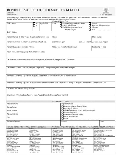 Form Dcf 136 Fill Out Sign Online And Download Fillable Pdf