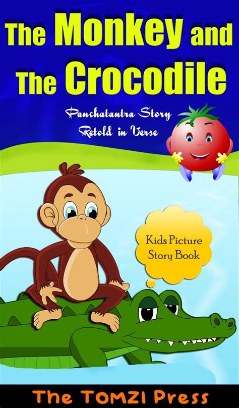 The Monkey And The Crocodile Panchatantra Stories Retold Picture
