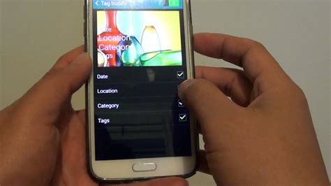 Samsung Galaxy S5 How To Take A Photo With Gps Location Detail Youtube