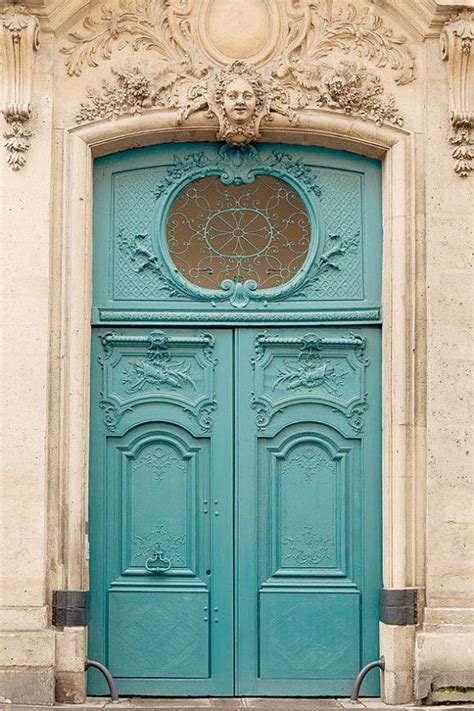 Champagne And Macarons Charming French Blue Doors