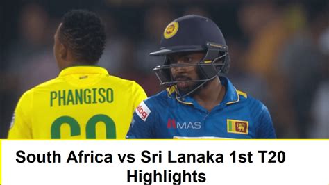 Check pakistan vs south africa, 2nd t20i match highlights on ndtv sports.also get here full scoreboard, match summary, ball by ball commentary, latest the fun is not over yet. South Africa vs Sri Lanka 2nd T20 Highlights 2019 | South ...