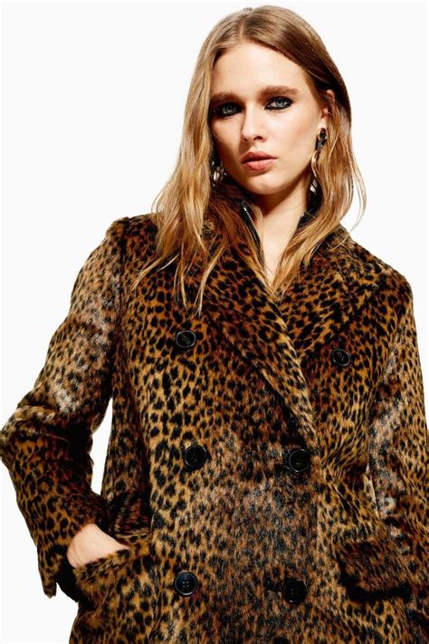 Leopard Print Coat Topshop Usa Leopard Print Coat Print Coat