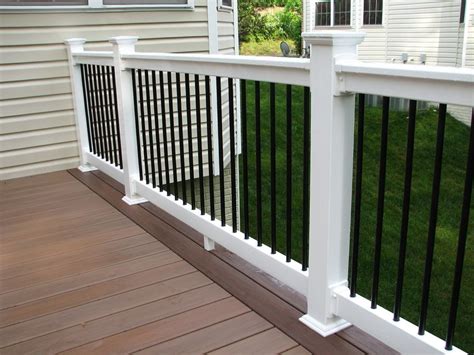 Black And White Porch Railing — Randolph Indoor and Outdoor Design