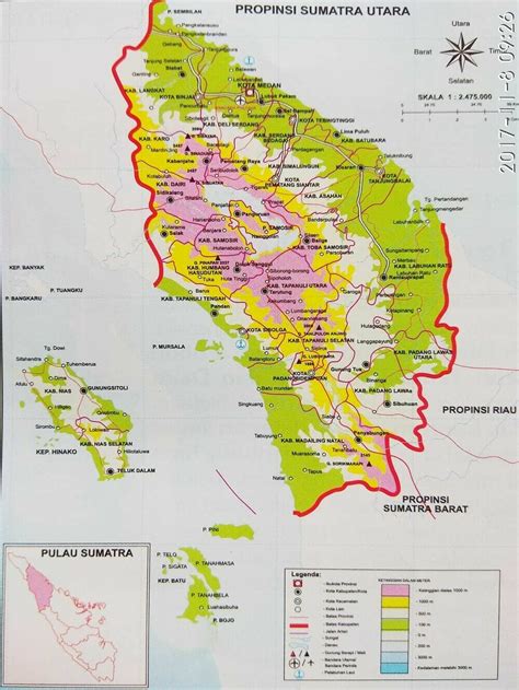 Peta Sumatra Utara Lengkap Kabupaten Dan Kota Pinhome Sexiz Pix