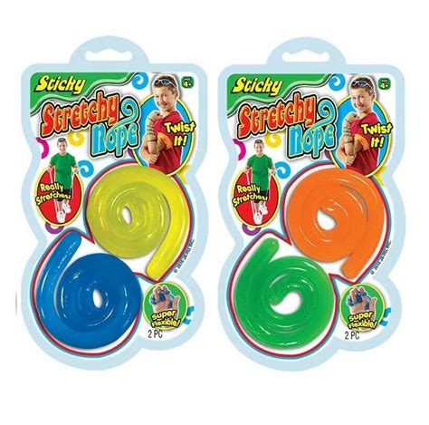 4 Sticky Stretchy Ropes Tactile Fidget Toy 75656004030 Ebay Fidget