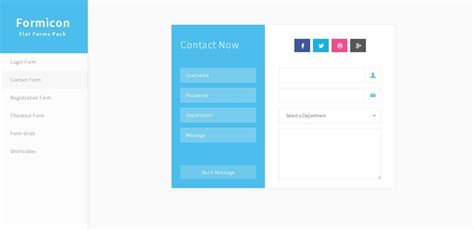Formicon Flat Forms Pack Subscribe Form Login Form Form Design