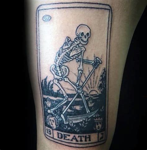 Explore photos of tarot tattoos and discover what they mean and represent, with a spotlight on the 22 cards of the major arcana. 60 Tarot Tattoo Designs For Men - Playing Card Ink Ideas