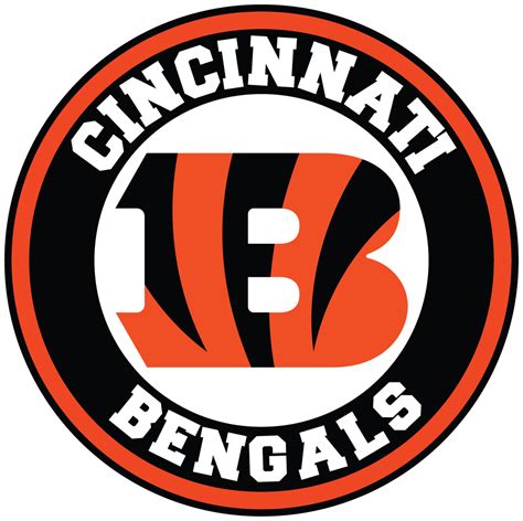 Cincinnati Bengals Circle Logo Vinyl Decal / Sticker 5 sizes!! | Sportz png image