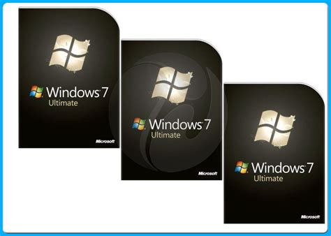 32 Bit 64 Bit Microsoft Windows 7 Ultimate Full Version Retail Box Dvd