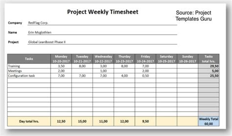 Timesheet Templates For Business Use These Free Formats