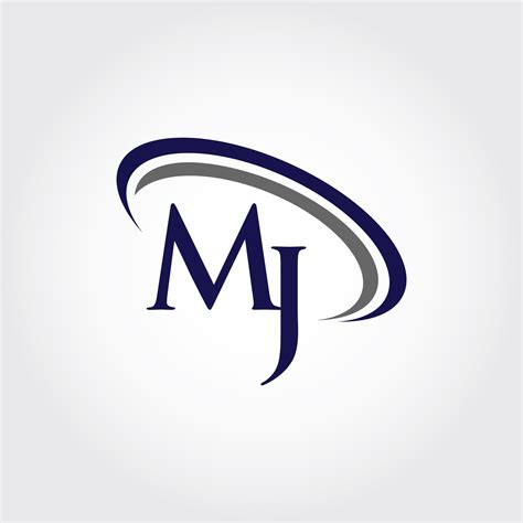 Monogram Mj Logo Design By Vectorseller Thehungryjpeg