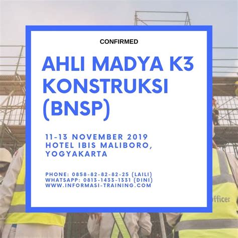 Ahli Madya K3 Konstruksi Bnsp Confirmed