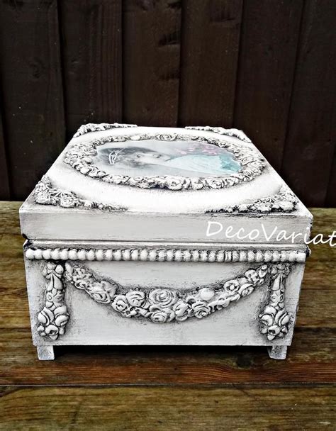 Shabby Chic Jewellery Box Large Jewellery Box T For Her Etsy