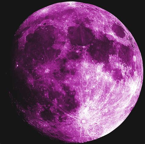 Purple Moon Acrylic Art And Collectibles