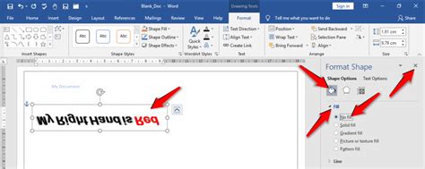 How To Mirror Flip Text In Ms Word Officebeginner