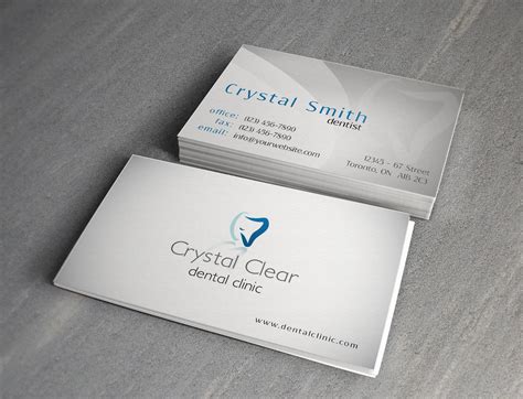 Dental business card template vectors (1,442). dentist card | Business card photoshop, Dental design ...