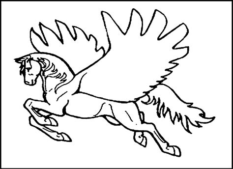 Unicorn Pegasus Coloring Pages At Getdrawings Free Download