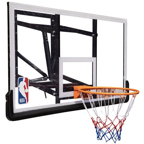 Nba Official 54 In Wall Mounted Basketball Hoop With Polycarbonate