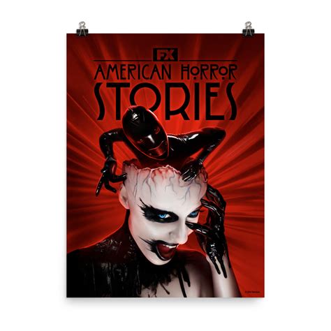 American Horror Stories Season 1 Key Art Premium Satin Poster Fx