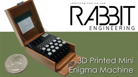 Make Your Own 3d Printed Mini Enigma Machine Youtube
