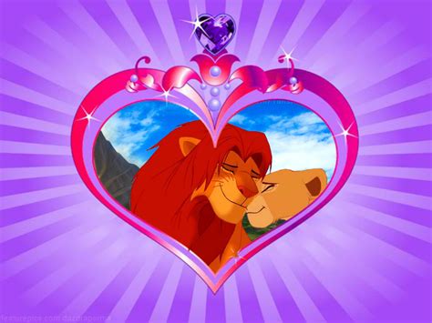Simba And Nala Disney Valentines Day Fan Art 34477217 Fanpop