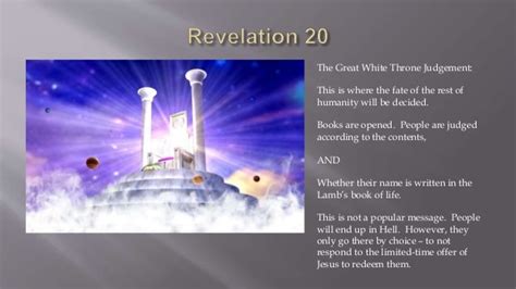 Revelation 20 Chapter Summary