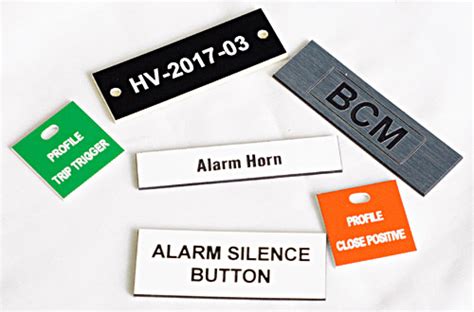 Engraved Plastic Tags Labels And Nameplates Big City Manufacturing