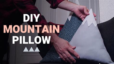 Make This Cozy Mountain Pillow Youtube