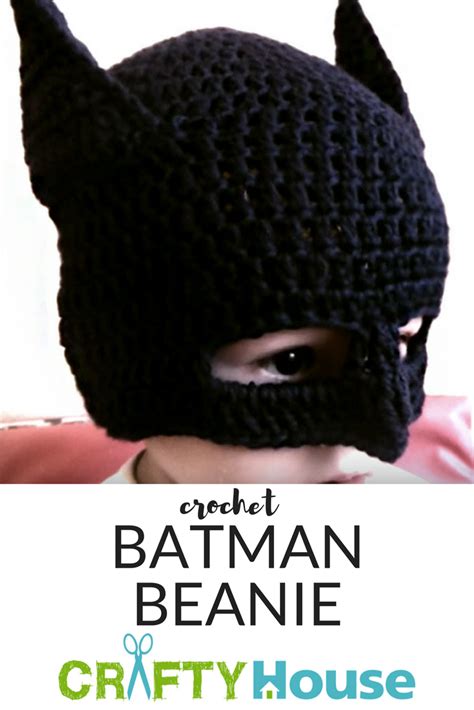 Diy Halloween Batman Beanie Crochet Costumes Crochet Batman Batman