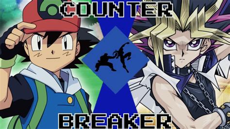 Ash Ketchum Vs Yugi Mutou Pokemon Vs Yu Gi Oh Counter Breaker Youtube