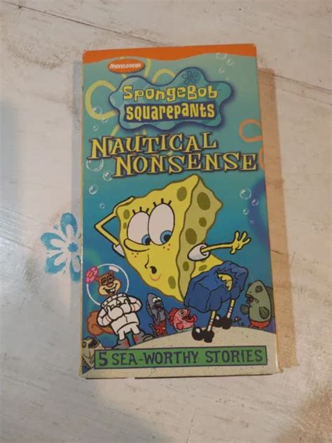 Vhs Spongebob Squarepants Sea Stories Vhs 2002 Tested And Works £8