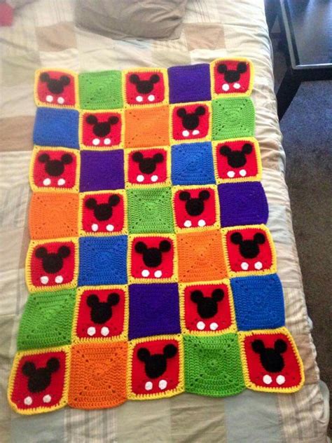 We did not find results for: Mickey Mouse Granny blanket / inspiration only - no ...